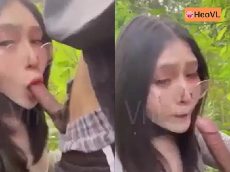 đi dã ngoại tiện trả bài em ghệ ở trong rừng